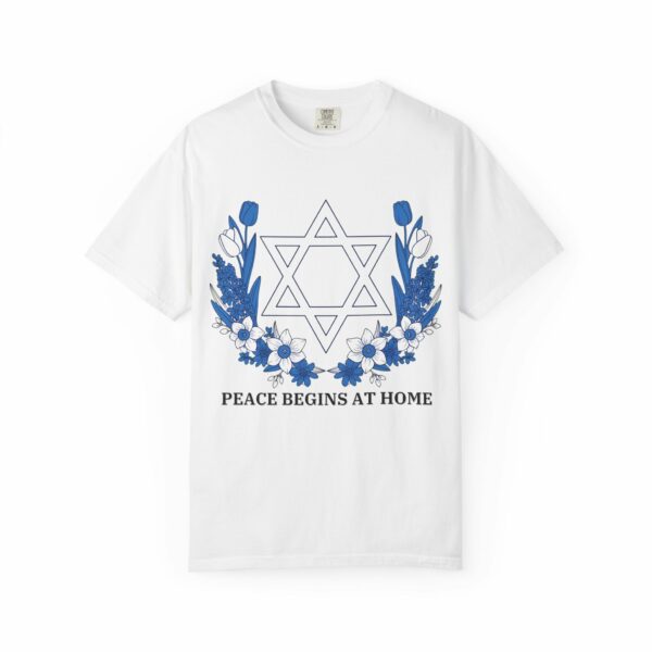 peace begins at home t shirt | star of david jewish tee peace begins at home t shirt | star of david jewish tee
