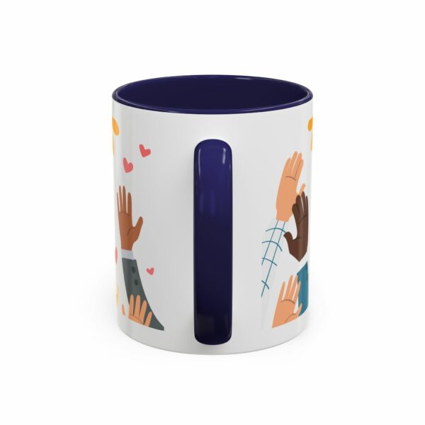 hope israel love accent mug | faith, unity & heart design coffee mug hope israel love accent mug | faith, unity & heart design coffee mug